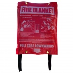 High Quality 1.8m x 1.8m Fire Blanket in Vinyl Pouch