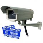 Professional Outdoor CCTV Camera replica con alloggiamento resistente